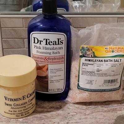 Lot 505:  Bath Salts, Bubble Bath and Lotion 
