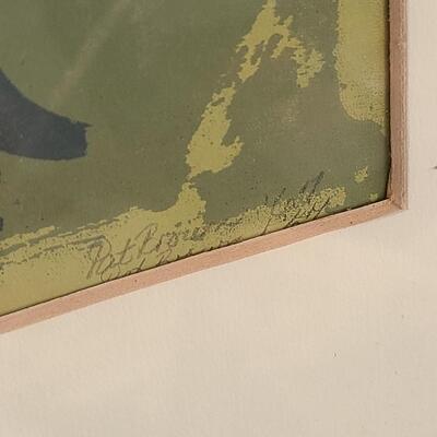 Lot 504U: Grapevine Painting by Local Artist 