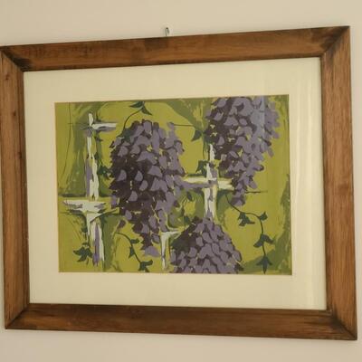 Lot 504U: Grapevine Painting by Local Artist 