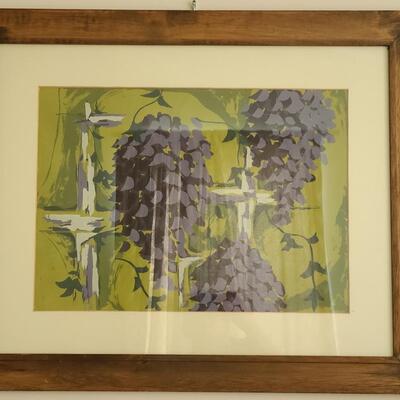 Lot 504U: Grapevine Painting by Local Artist 