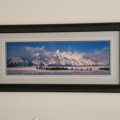 Lot 418U: Framed Landscape Artwork signed by Thomas D. Mangelsen 