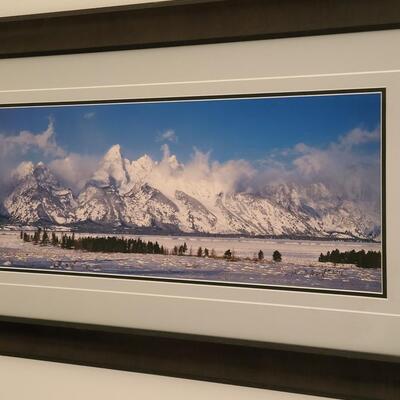 Lot 418U: Framed Landscape Artwork signed by Thomas D. Mangelsen 