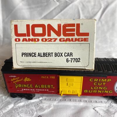 Lionel O and O27 Rolling Stock Prince Albert Tobacco Train Car with original box