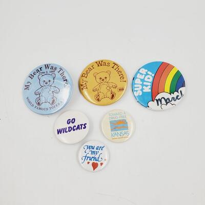 VINTAGE BUTTON BUNDLE OF 6