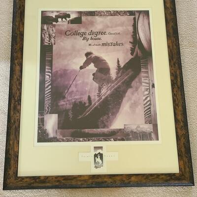 Lot 422: Jackson Hole Thirty Years Framed Artwork 