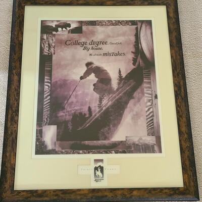 Lot 422: Jackson Hole Thirty Years Framed Artwork 
