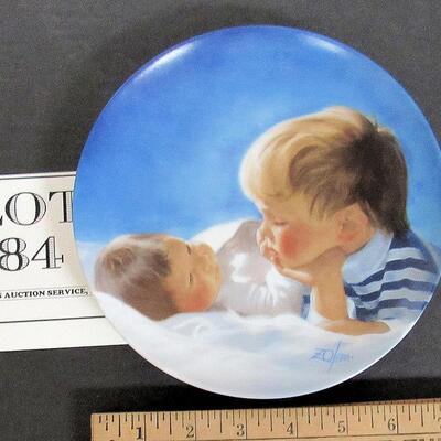 Brotherly Love Plate #1843R, 1981, Special Moments Collection