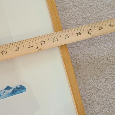 Lot 390: Tommy Moe, Olympic Skier Signed Jackson Hole Artwork