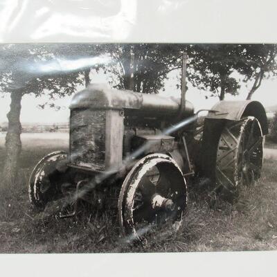 Large Matted Fordson Tractor Photo, Nice