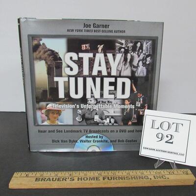 Neat Book, Stay Tuned With DVD, TV's Unforgettable Moments 