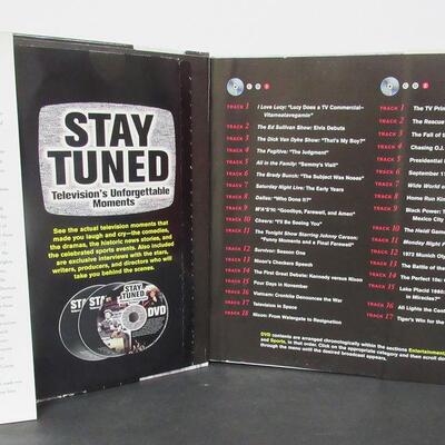 Neat Book, Stay Tuned With DVD, TV's Unforgettable Moments 