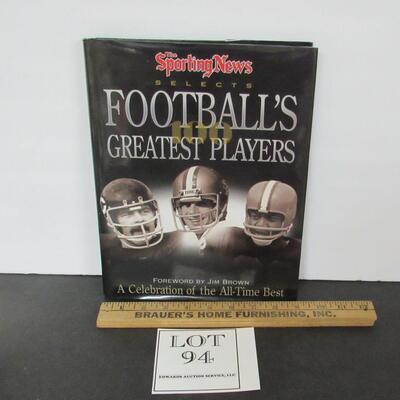 Hardcover Book, Football's Greatest Players, 1999