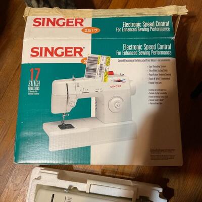Singer 2517 sewing machine in box