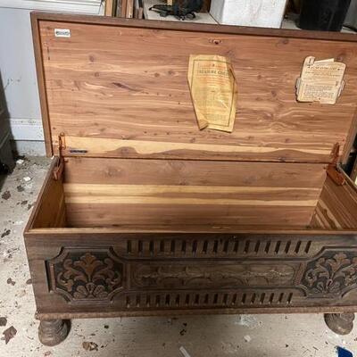 Lot #30 -- Vintage Casewell-Runyan Cedar Chest