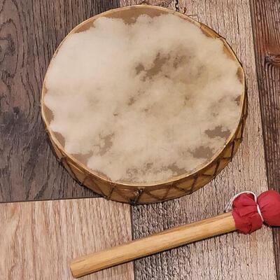 Lot 513: Smaller Native American Drum