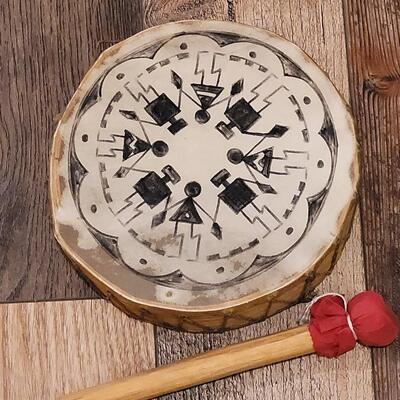 Lot 513: Smaller Native American Drum