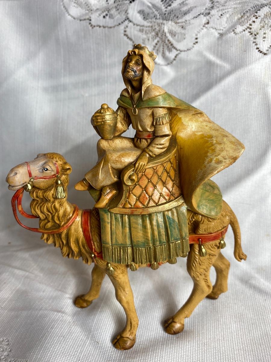 Vintage 1992 Fontanini Three Kings Wisemen Nativity