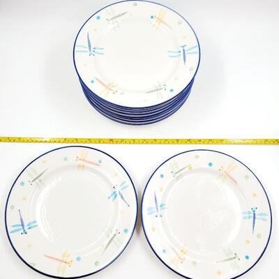 "MAYFIELD" DRAGONFLIES MONTGOMERY-WARD DISHWARE 