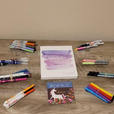 Lot 526: Markers, Journal and Flying Wish Paper