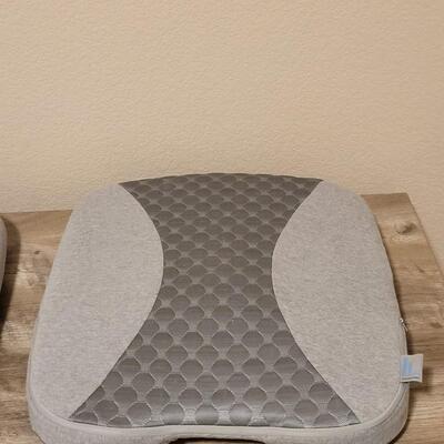Lot 527: (2) Brookstone Seat Cushions 