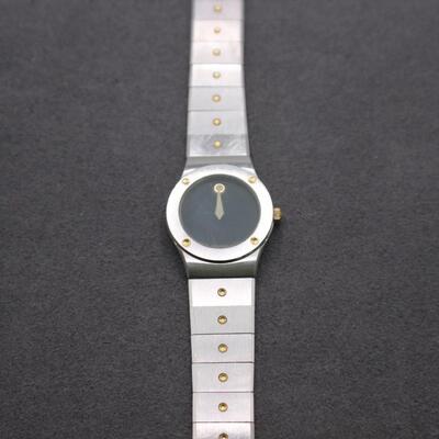 LOT#C7: Ladies Two-Tone Movado Watch