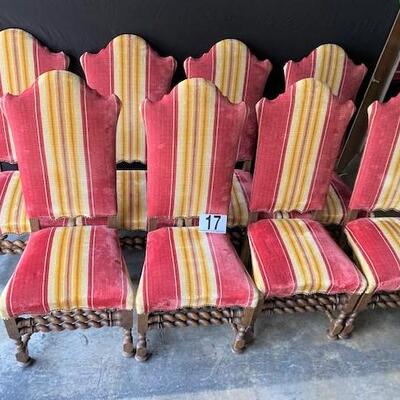 LOT#L17: Barley Twist Baker Chairs