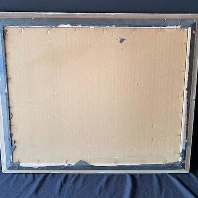 LOT#T26: Mid-Century Offset Canvas (Old Florida Style)