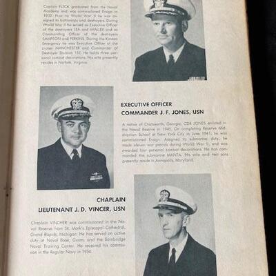 LOT#T33: 1957 USS Mount McKinley Naval Book