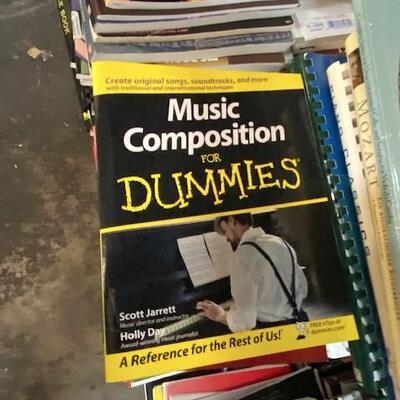 LOT#J70: Music & Music Composition Books