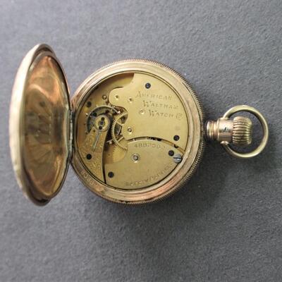 LOT#C71: Waltham Gold Filled Pocket Watch