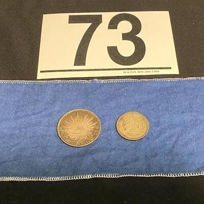 LOT#C73: Assorted Mexican Silver Coin Lot