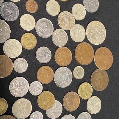 LOT#C75: Assorted Foreign Coin Lot