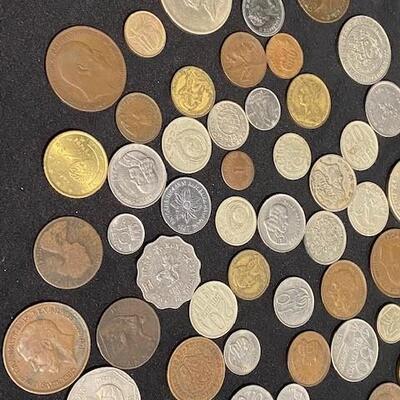 LOT#C75: Assorted Foreign Coin Lot