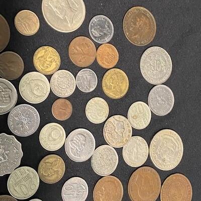 LOT#C75: Assorted Foreign Coin Lot