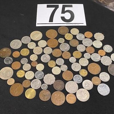 LOT#C75: Assorted Foreign Coin Lot