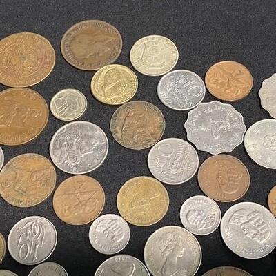 LOT#C75: Assorted Foreign Coin Lot
