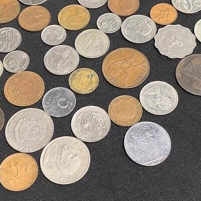 LOT#C75: Assorted Foreign Coin Lot