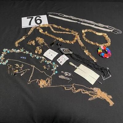 LOT#C76: Assorted Costume Jewelry Lot #3