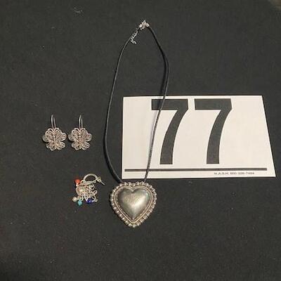 LOT#R77: Marked .925 Silver Lot