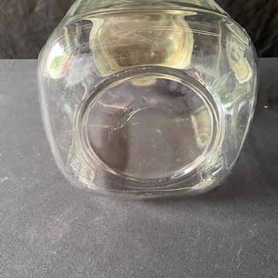 LOT#E90: Vintage Toms Candy Jar with Lid