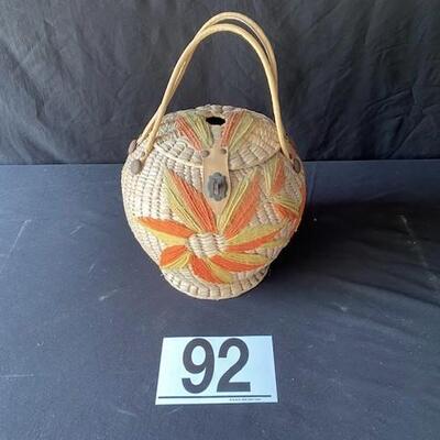 LOT#E92: Mid-Century Mexican Basket