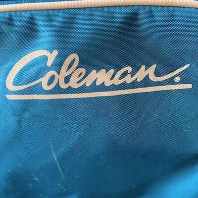LOT#E100: Vintage Coleman Cooler with Thermos