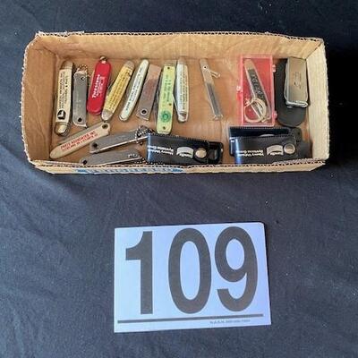 LOT#E109: Pocket Knives Lot #1