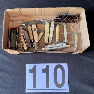 LOT#E110: Pocket Knives Lot #2