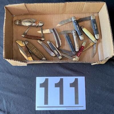 LOT#E111: Pocket Knives Lot #3