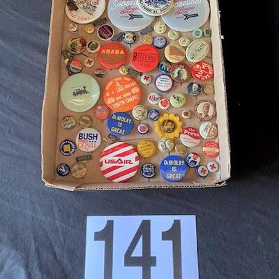 LOT#E141: Assorted Button Lot