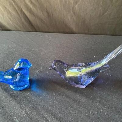 LOT#E165: Glass Bird Lot