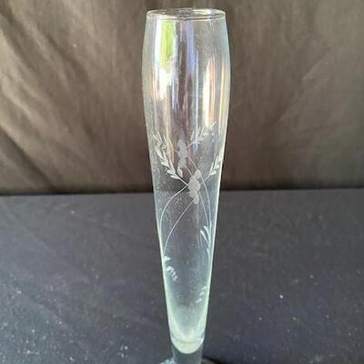 LOT#E169: Weighted Sterling Bud Vase