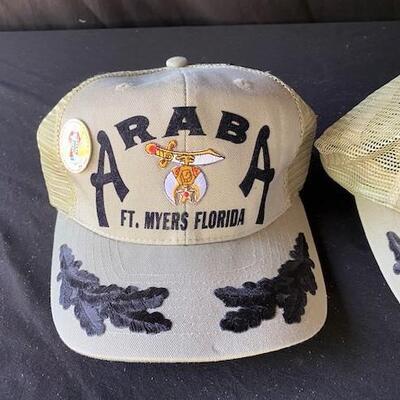 LOT#E174: Assorted Masonic Hats Lot #1