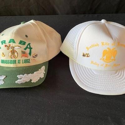 LOT#E174: Assorted Masonic Hats Lot #1